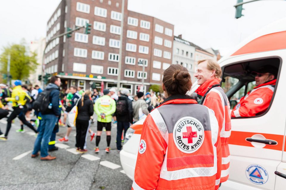 zufriedene Gesichter kurz vor dem Start