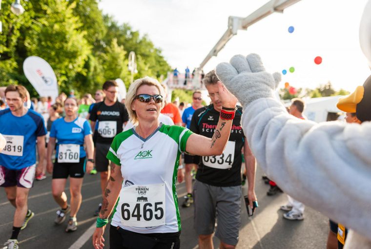 Porträt Zielfoto Berliner Firmenlauf