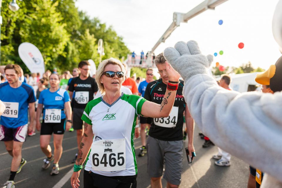 Porträt Zielfoto Berliner Firmenlauf