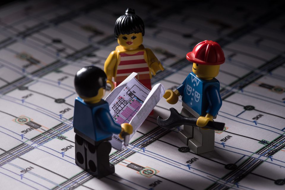 Werbefotografie realisiert mit Lego für die Messe Berlin